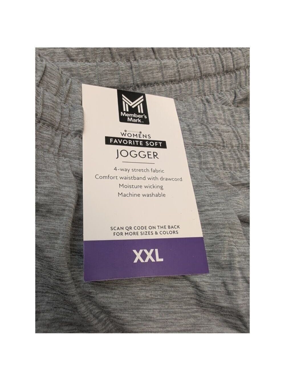 Ladies Favorite Soft Pant Women Gray Size XXL